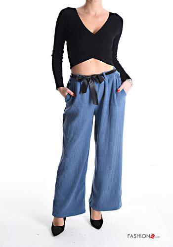 Pantalones de Terciopelo canalé con cinta con bolsillos con elástico - ph 5