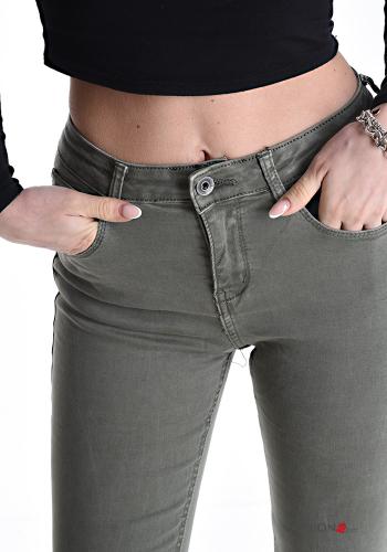skinny Jeans aus Baumwolle mit Taschen - ph 4