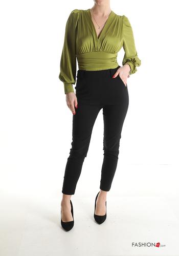 long sleeve Bodysuit with v-neck - ph 5