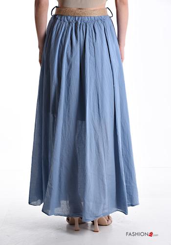 Gonna in Cotone con elastico con cintura con fodera - ph 2