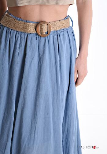 Gonna in Cotone con elastico con cintura con fodera - ph 4
