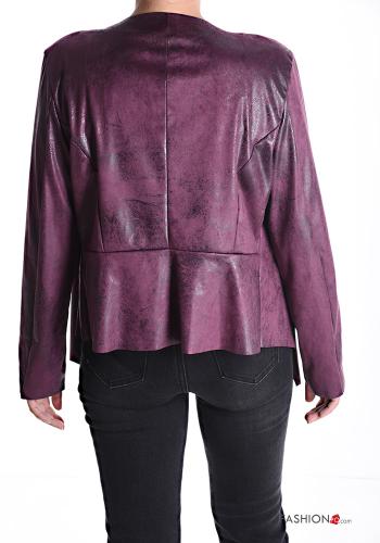 Wildleder lange ärmel Bolero ohne Futter - ph 2