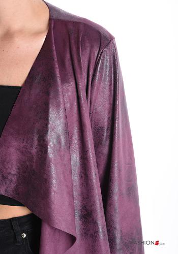 Wildleder lange ärmel Bolero ohne Futter - ph 4