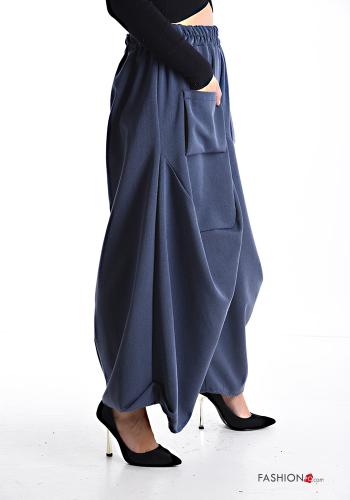 oversized wide leg Trousers with pockets with elastic - ph 3