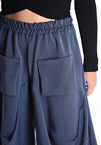 oversized wide leg Trousers with pockets with elastic - ph 4