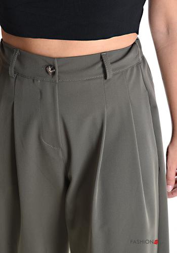 Pantalone con elastico con zip con bottoni con tasche - ph 4