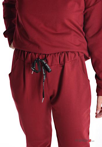 Tuta sportiva in Cotone maniche lunghe con tasche - ph 4