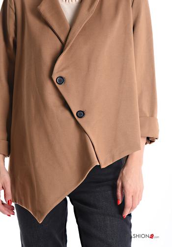 asymmetrical Jacket with buttons without lining - ph 4