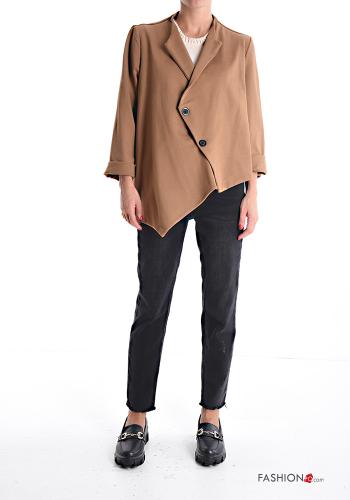 asymmetrical Jacket with buttons without lining - ph 5