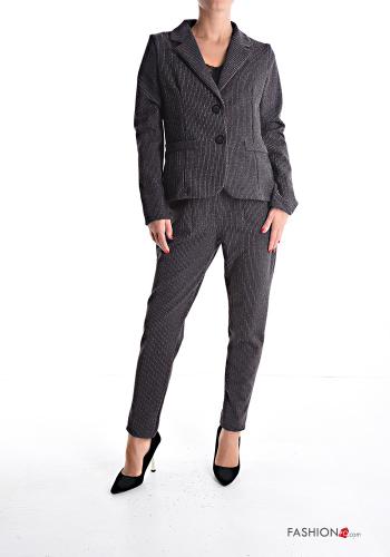 Lurex lange ärmel Blazer mit Knöpfen ohne Futter - ph 5