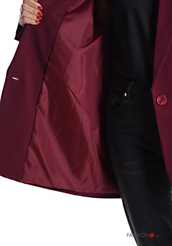 Blazer manga larga con forro con botones con hombreras - ph 5