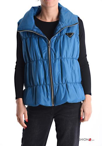 quilted Gilet with zip with lining