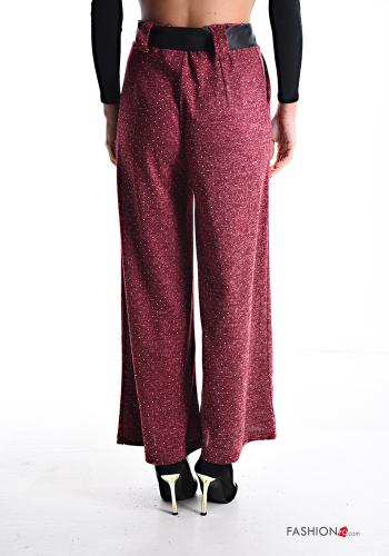 lange Hose mit Gürtel mit gummizug mit Taschen - ph 2