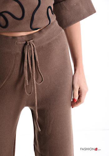 Co-ord with elastic 3/4 sleeve Rollneck - ph 4