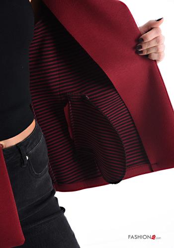 Jacke mit Knöpfen ohne Futter mit Taschen mit V-Ausschnitt - ph 6