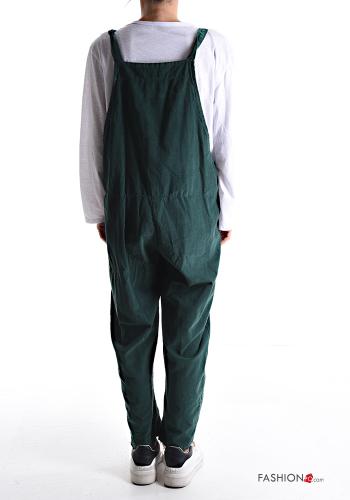 adjustable Cotton Dungaree with pockets with T-shirt - ph 2