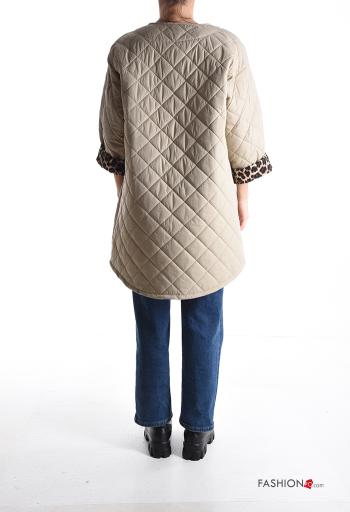 long sleeve crew neck quilted Coat without lining - ph 2