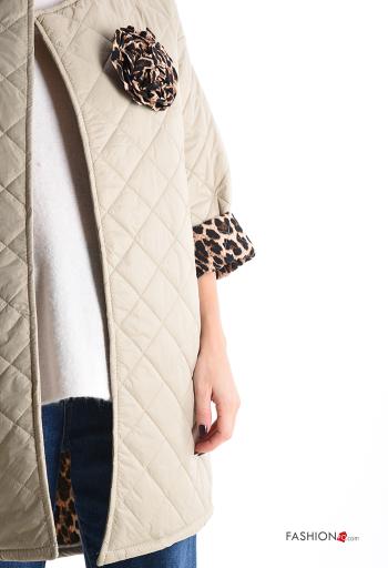 long sleeve crew neck quilted Coat without lining - ph 4