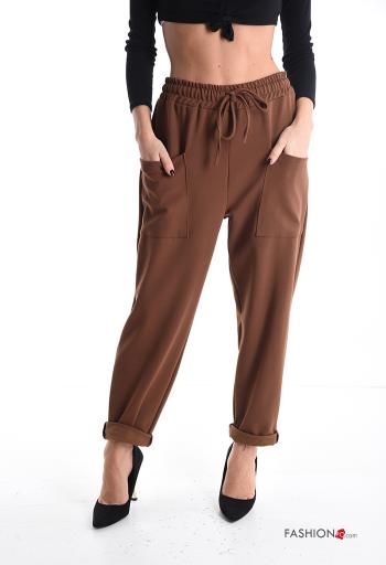 Trousers with pockets with drawstring - ph 1