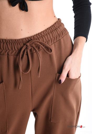 Trousers with pockets with drawstring - ph 4