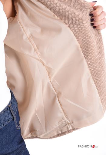 Giacca maniche lunghe con fodera con bottoni con tasche - ph 6