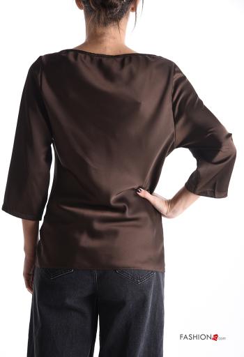 Satin Bluse 3/4 ärmel - ph 2