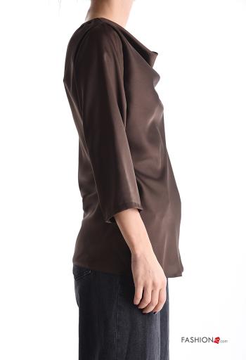 Satin Bluse 3/4 ärmel - ph 3
