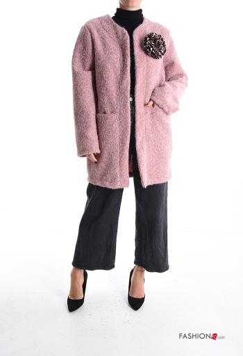 Cappotto maniche lunghe con tasche senza fodera - ph 1