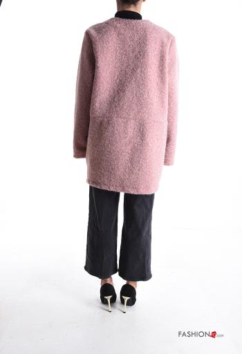 Cappotto maniche lunghe con tasche senza fodera - ph 2