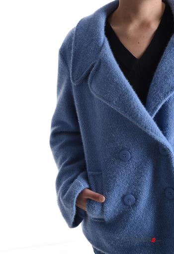 Giacca doppio petto maniche lunghe con fodera con bottoni con tasche - ph 4