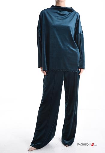 Velvet long sleeve Sports set with pockets with elastic - ph 1