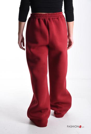Pantalone sportivo in Cotone lungo con tasche con elastico - ph 2