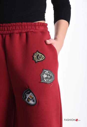 Pantalone sportivo in Cotone lungo con tasche con elastico - ph 4
