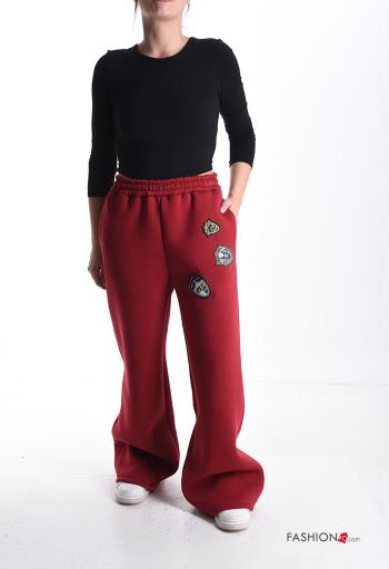 Pantalone sportivo in Cotone lungo con tasche con elastico - ph 5
