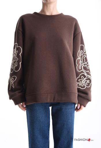 Felpa in Cotone maniche lunghe girocollo - ph 1