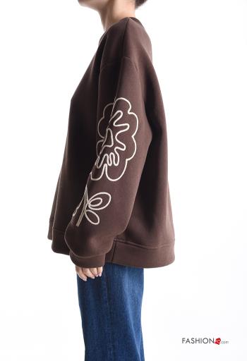 Felpa in Cotone maniche lunghe girocollo - ph 3
