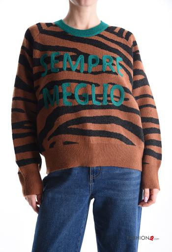 Maglione maniche lunghe girocollo