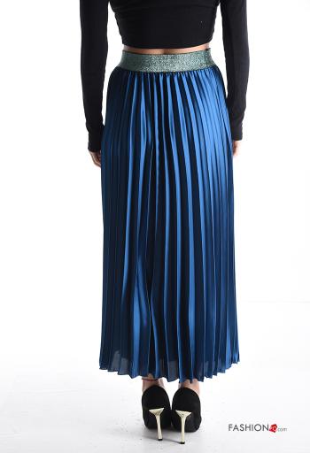 Gonna raso plissé lurex con elastico - ph 2