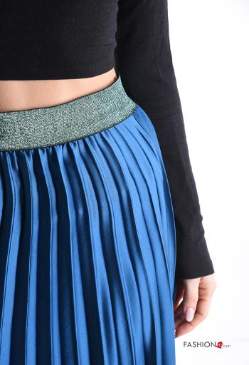 Gonna raso plissé lurex con elastico - ph 4