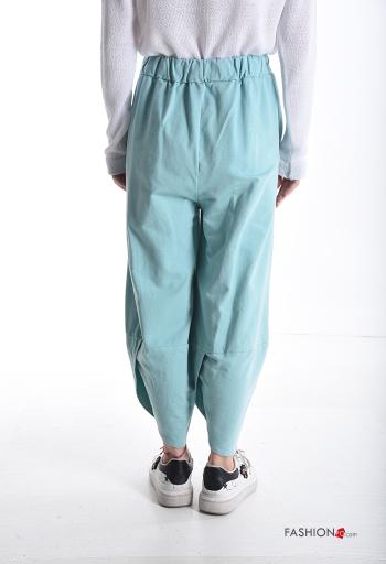 Pantalone in Cotone oversize con tasche con elastico - ph 2