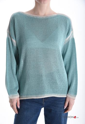 Maglione maniche lunghe girocollo