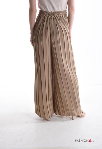 Pantalone plissé lungo con elastico - ph 2
