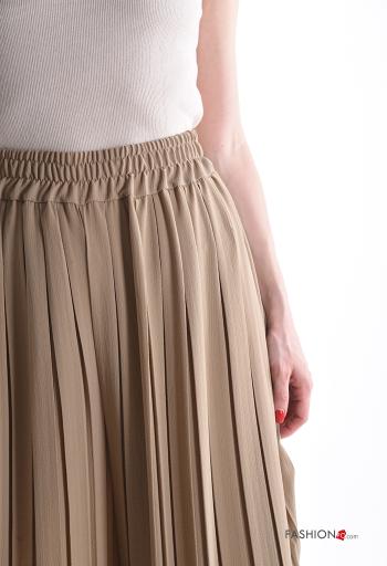 Pantalone plissé lungo con elastico - ph 4
