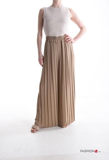 Pantalone plissé lungo con elastico - ph 5