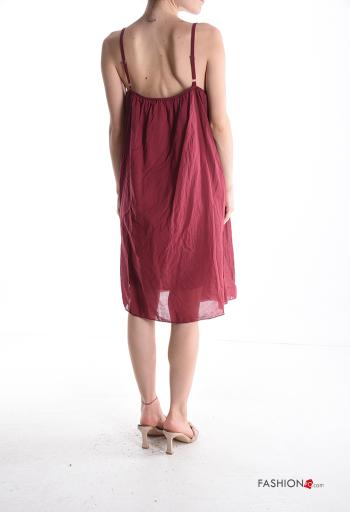 Vestido em Algodão sem mangas oversize regulável pelo joelho com forro - ph 2