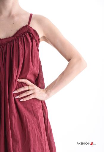 Vestido em Algodão sem mangas oversize regulável pelo joelho com forro - ph 4