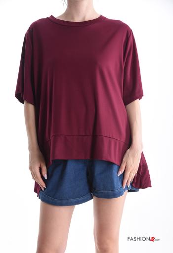 short sleeve crew neck oversized T-shirt