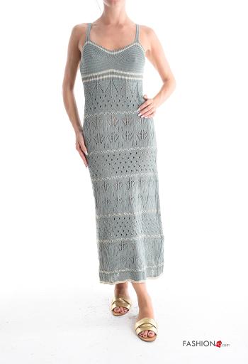 Scamiciato in Cotone lurex lungo