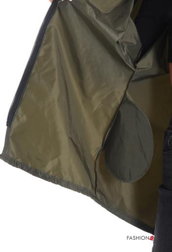 Anorak con cremallera con capucha sin forro con bolsillos - ph 6