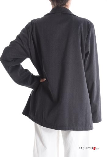 Blazer con cuello con botones con bolsillos - ph 2